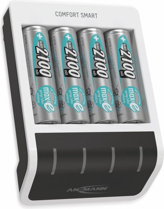 Immagine prodotto Ansmann Comfort (4 pz., AA, 2100 mAh, Batteria + Caricabatterie)