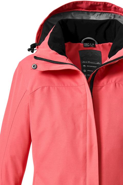 Image du produit Killtec Veste fonctionnelle pour femmes Inkele - Veste pour femmes avec capuche amovible - Veste légère de (38)