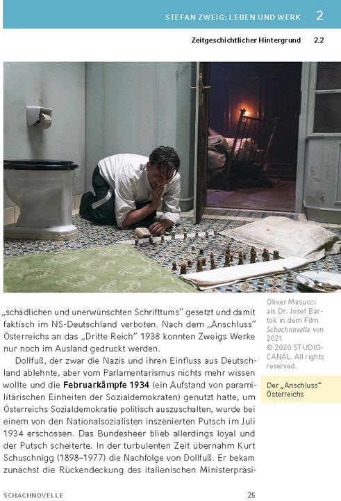 Image du produit Schachnovelle von Stefan Zweig - Textanalyse und Interpretation (Allemand, Succursale Stefan, Sven Jacobsen, 2024)