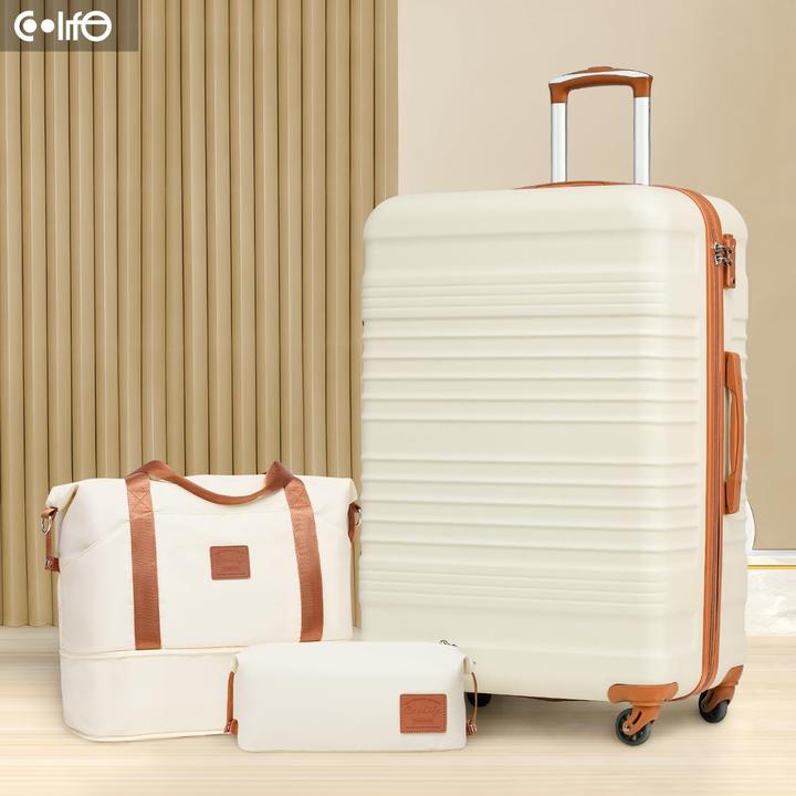 Immagine prodotto Coolife 3-teiliges Koffer-Set (93 l, L (90 - 115l))