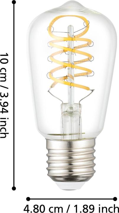 Actual product image EGLO LED bulb E27 (E27, 7.30 W, 806 lm, 1 x, E)