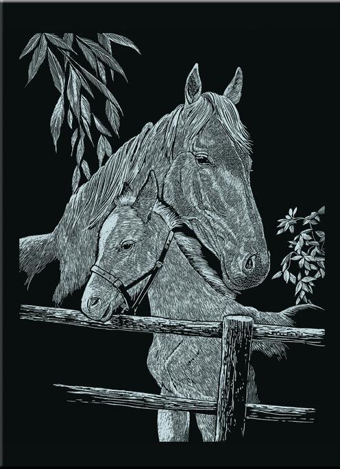 Produktbild Mammut Kratzbilder "Dauerkalender Tiere", Silber, 6 Motive, 10,5 x 14,5 cm (10.5 x 14.5 cm, Kein Einband, Deutsch)