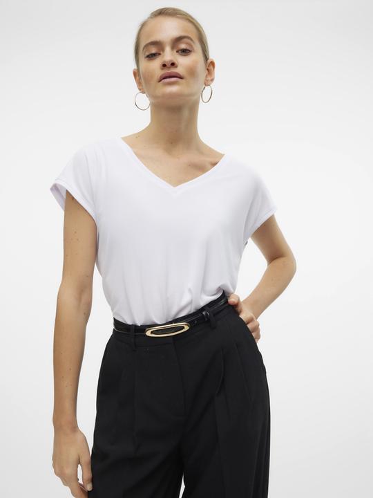 Produktbild Vero Moda V-Ausschnitt Oberteil mit kurzen Ärmeln (M)
