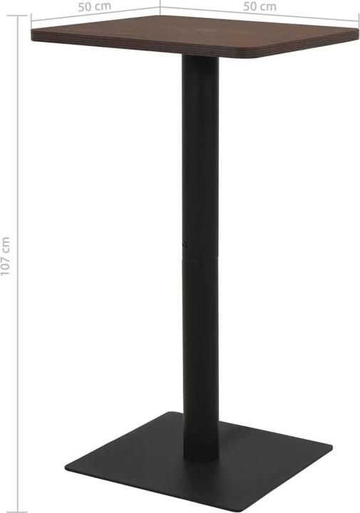 Actual product image VidaXL Bartisch (50 x 50 x 107 cm)