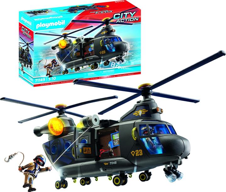 Actual product image Playmobil SWAT rescue aircraft (71149, Playmobil City Action)
