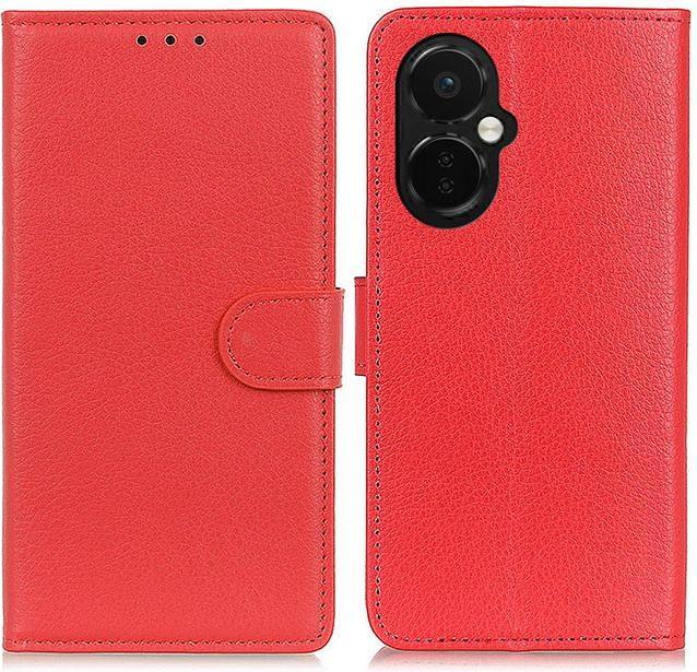 Actual product image MU Classic Litchi Leather Bookcover Series (Oppo North CE 3 Lite)