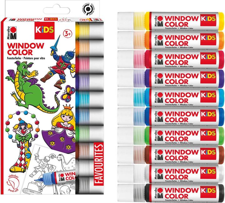 Actual product image Marabu Window Color Fun & Fancy (Multicolor, 250 ml)