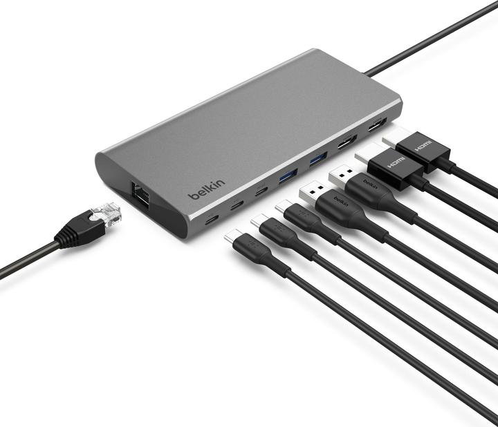 Actual product image Belkin INC015BTSGY-CZ (USB-C, 8 Ports)