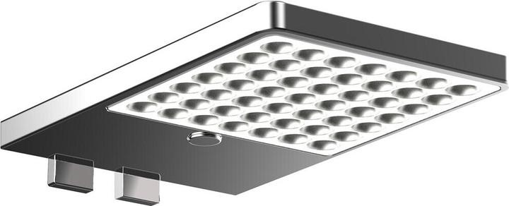 Actual product image Emco LED mirror clamp lamp SYSTEM 2 clamping range 4-6mm stepl dimmable chrome