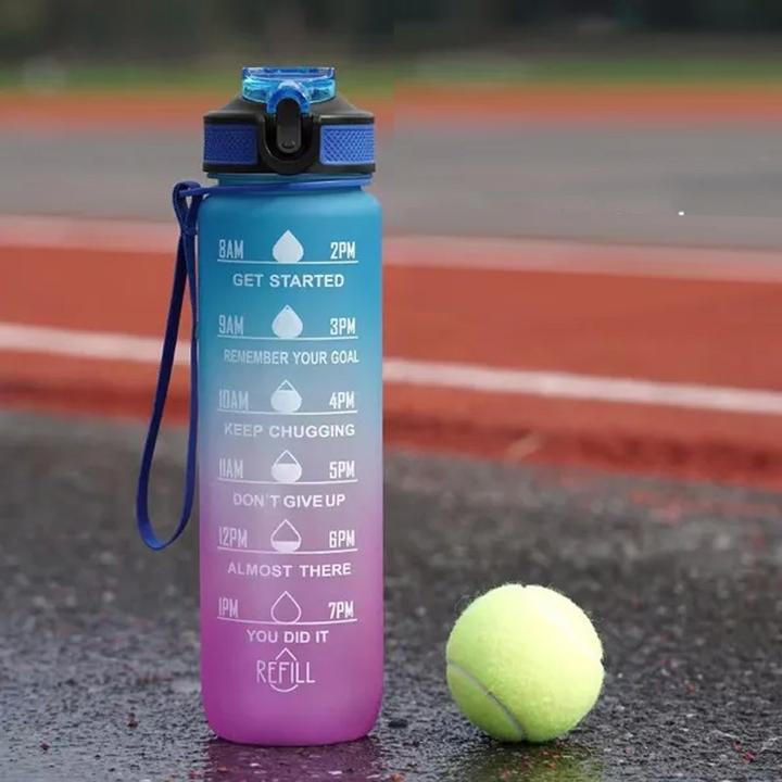 Image du produit ASMI Gourde anti-fuite avec design dégradé 1000 ml (1 l)