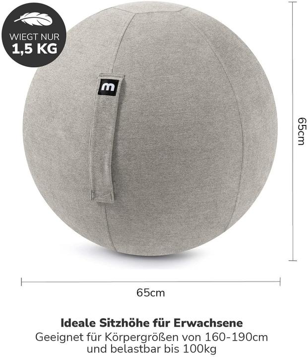 Produktbild Mokebo Ergonomischer Sitzball für Büro & Schwangerschaft (65 cm)