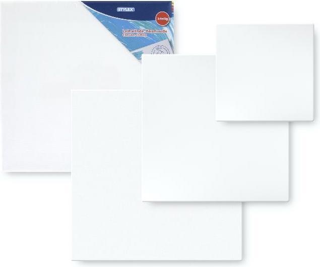 Productafbeelding Stylex Stretcher Canvas Pak van 3 (10 x 10 cm, 15 x 15 cm, 20 x 20 cm)
