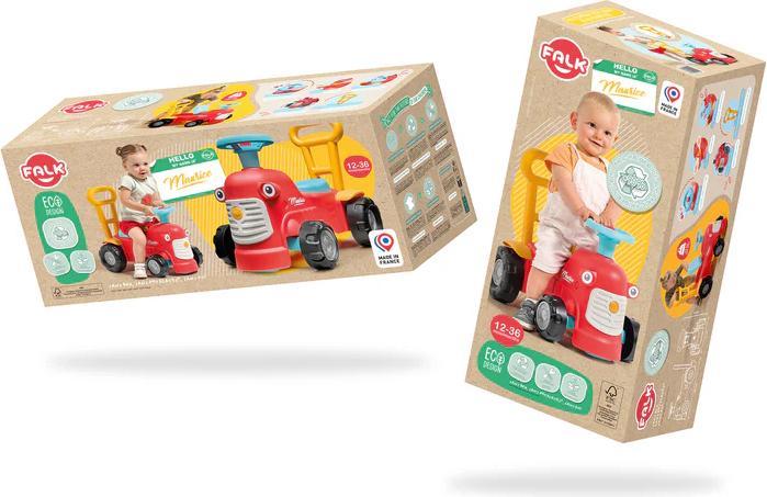 Actual product image FALK walking tractor Maurice Red