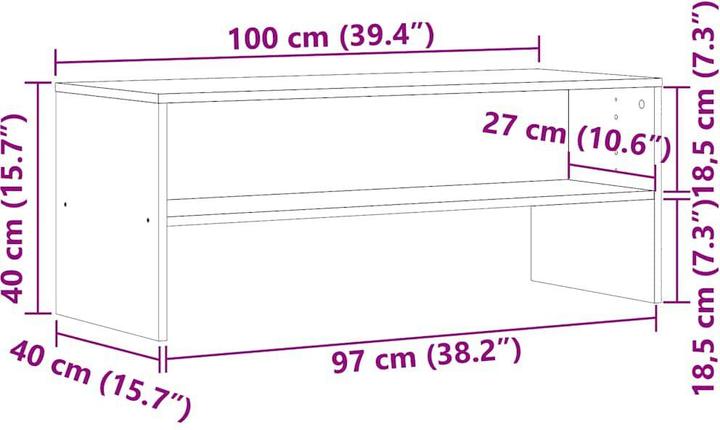 Immagine prodotto VidaXL London (100 x 40 x 40 cm)