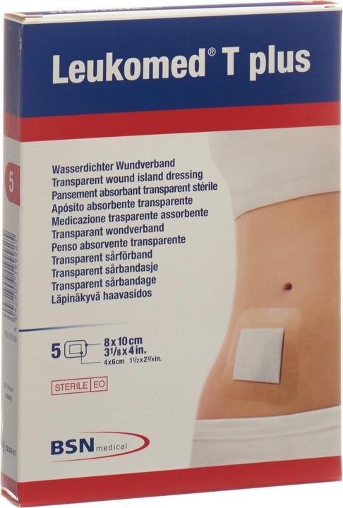 Produktbild BSN T plus transparenter Wundverband 8x10cm mit Wundauflage (5 x)