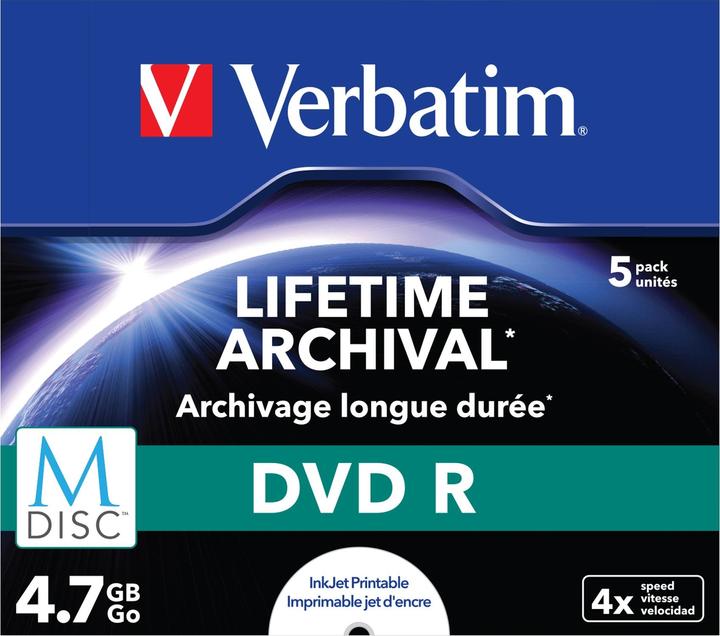 Actual product image Verbatim JewelCase (5 x)