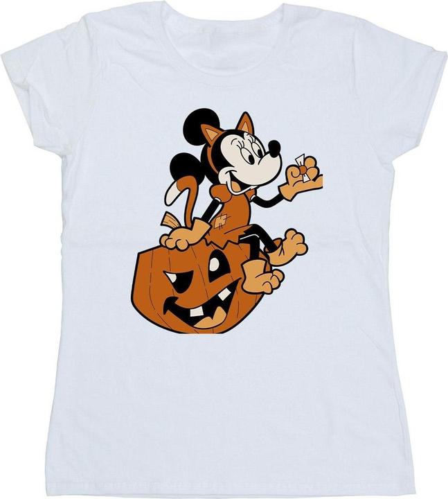 Immagine prodotto Mickey Mouse Maglietta Halloween Topolina Gatto Donna (L)
