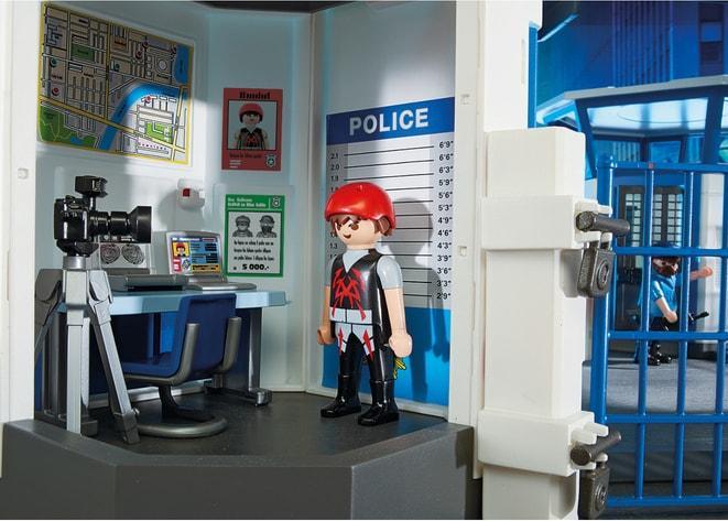 Image du produit Playmobil Commissariat de police avec prison (6872, Playmobil City Action)