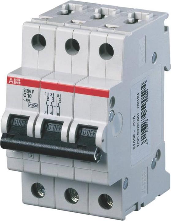 Produktbild ABB S203P-K32 Sicherungsautomat 32A pro M compact 3-polig