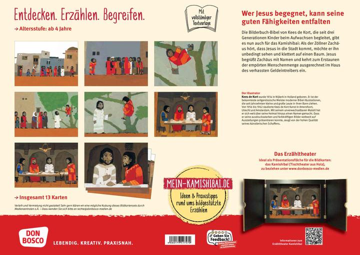 Produktbild Zachäus. Kamishibai Bildkartenset (Deutsch, Kees de Kort, 2021)