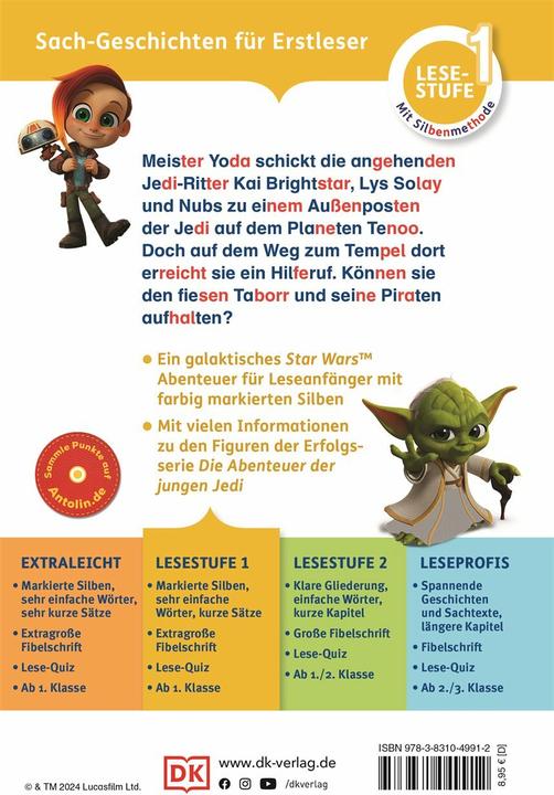 Produktbild SUPERLESER Star Wars: Die Abenteuer der jungen Jedi: Die jungen Jedi (Deutsch, Emeli Juhlin, DK Verlag - Kids, Marc Winter, 2024)
