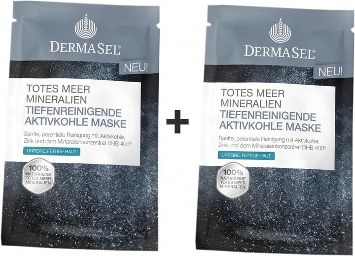 Actual product image DermaSel Deep cleaning activated carbon (12 ml)