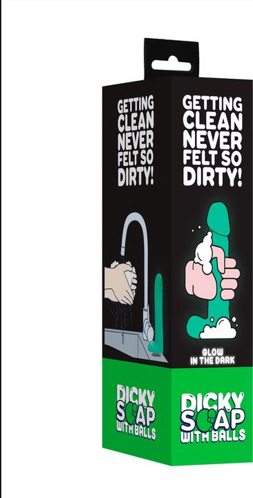 Actual product image S-Line - Soaps Dicky Soap With Balls - Glow In The Dark