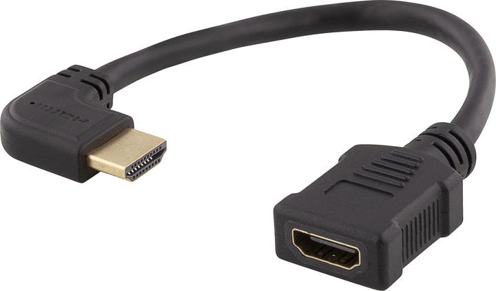 Produktbild Deltaco HDMI-21C - HDMI adapter - 20 c (0.20 m, HDMI)
