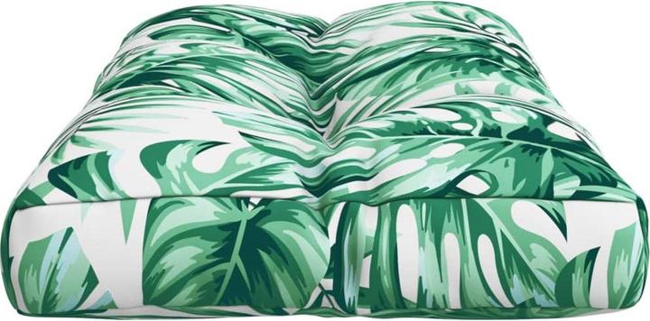 Actual product image VidaXL Pallet cushion Pallet cushion Pallet sofa Back cushion Leaf pattern (70 x 40 x 12 cm)
