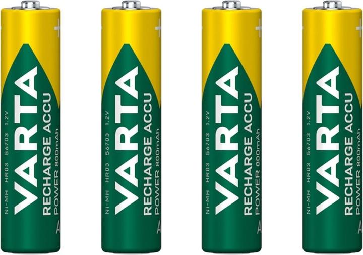 Actual product image Varta Recharge Accu Power (4 pcs., AAA, 800 mAh)