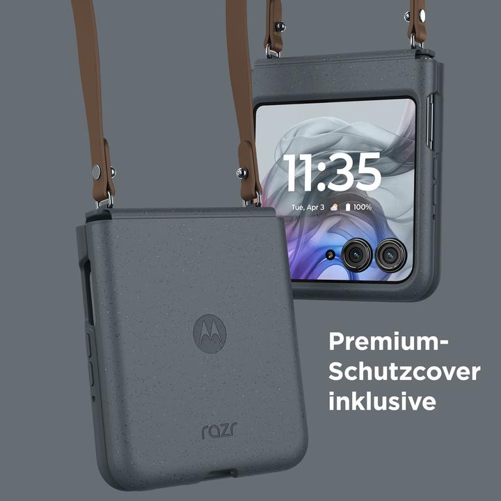 Productafbeelding Motorola Razr 50 (256 GB, Koala Grijs, 6.90", SIM + eSIM, 50 Mpx, 5G)