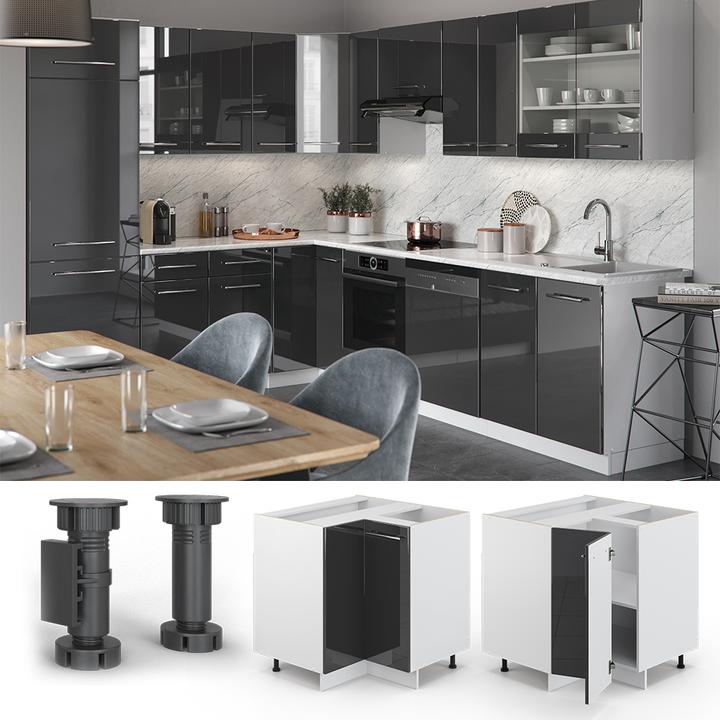 Produktbild Vicco Eckunterschrank Fame-Line (80.5 x 60 x 81.5 cm)
