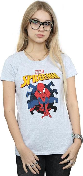 Produktbild SpiderMan Web Shooting Emblem Logo TShirt (XL)