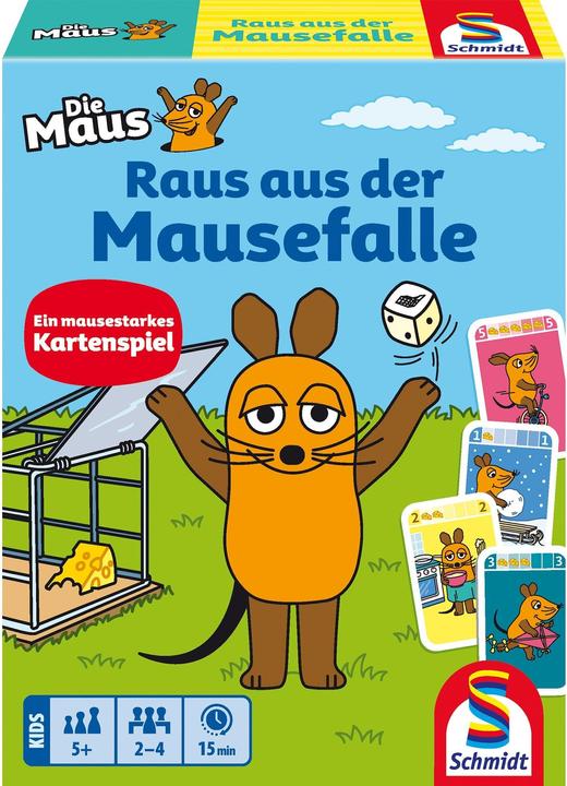 Actual product image Schmidt Spiele Die Maus, Raus aus der Mausefalle (d) (German)