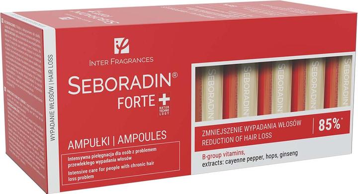 Productafbeelding Seboradin Forte Haargroeiserum Ampullen 5,5ml - Pak van 14 (77 ml)