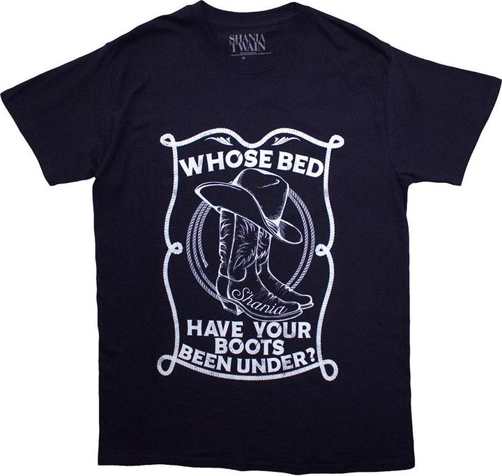 Immagine prodotto Universal Textiles Whose Bed Have Your Boots Been Under? Maglietta Adulto Unisex (S)