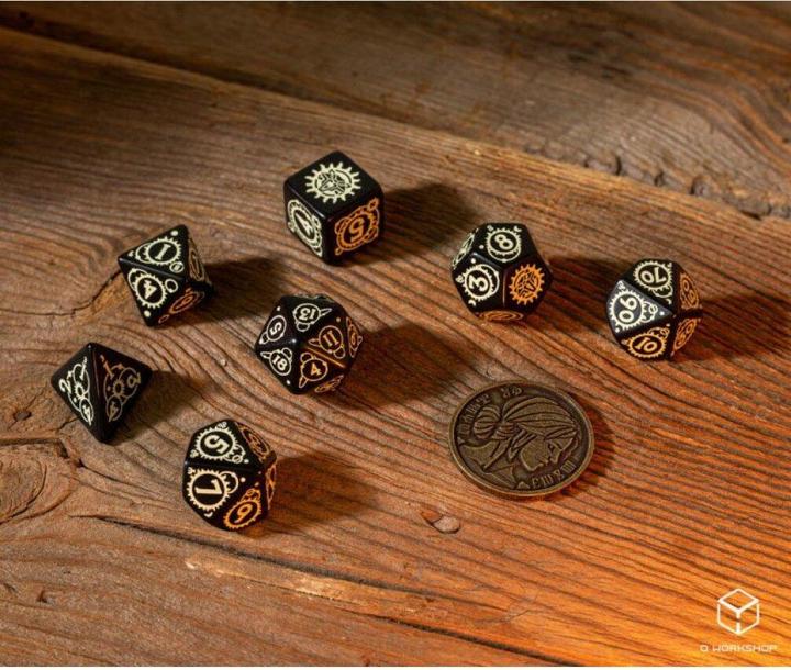 Actual product image Q Workshop Dice The Witcher - Ciri: The Zireael (7)