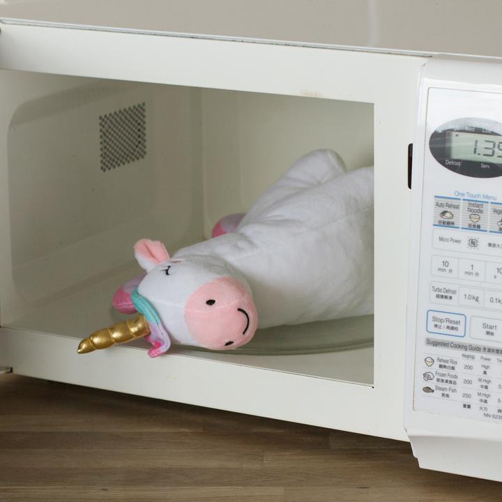Produktbild Novelty Mikrowelle Wärmekuscheltier Unicorn