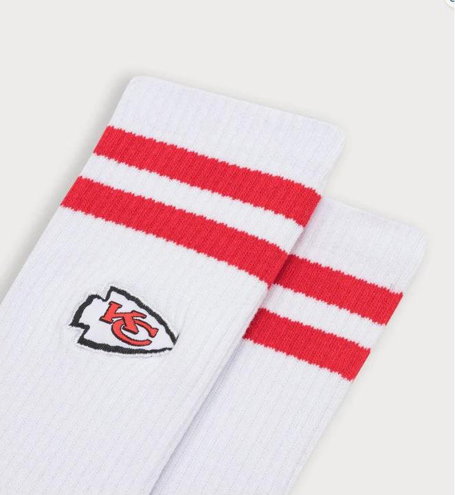 Actual product image NFL Kansas City Chiefs Stripes '90 Sports Socks - Size 41-46 (41 - 46)