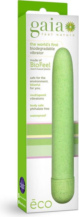Actual product image Blush Gaia Eco Vibrator - Green