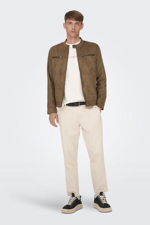 Produktbild Only & Sons Wildlederimitat- Jacke (XL)