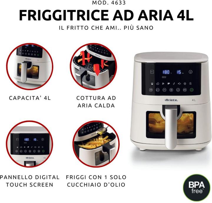 Actual product image Ariete Air Fryer