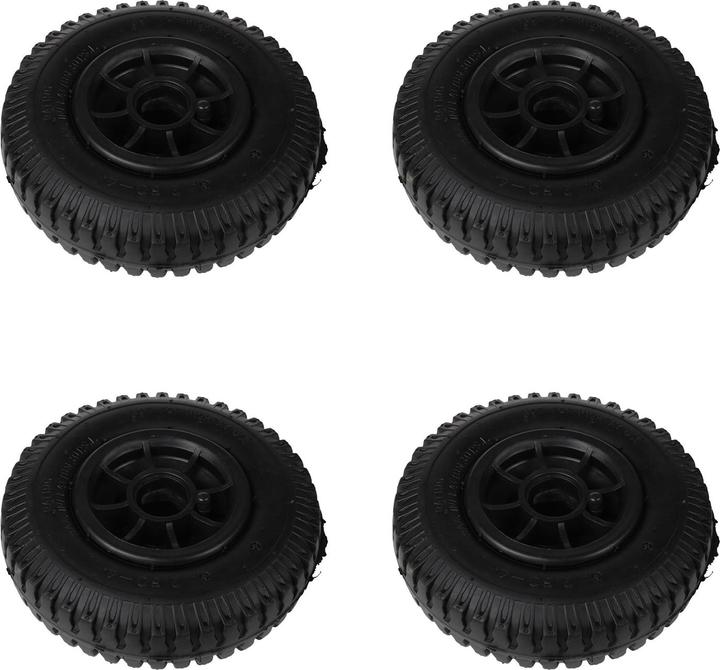 Campart Ersatz- Räder 4 Stk zu Trolley HC-0915