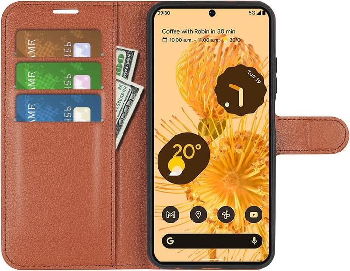 Produktbild Cover-Discount Google Pixel 7 Pro - Leder Etui Hülle braun (Google Pixel 7 Pro)