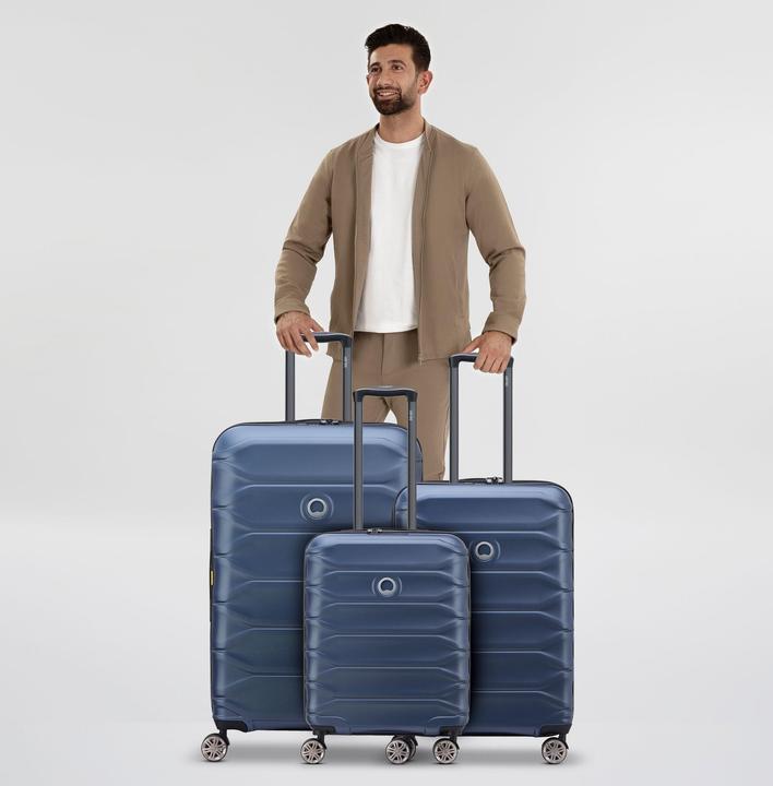 Image du produit Delsey Meteor Ensemble de valises à 4 roulettes 3 pièces avec soufflet extensible (221 l, XL (à partir de 115l))