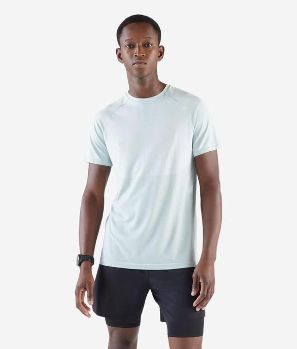 Immagine prodotto Kiprun Laufshirt kurzarm Herren nahtlos - Run 500 Comfort grün (XXL)