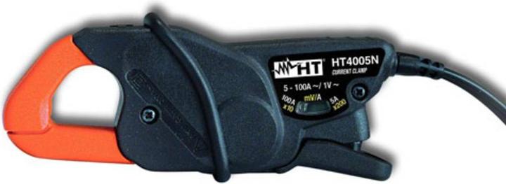 Actual product image HT Instruments Current clamp adapter HT4005N Mini current transformer 0.005A 100A AC, with 2 measuring ranges 5A