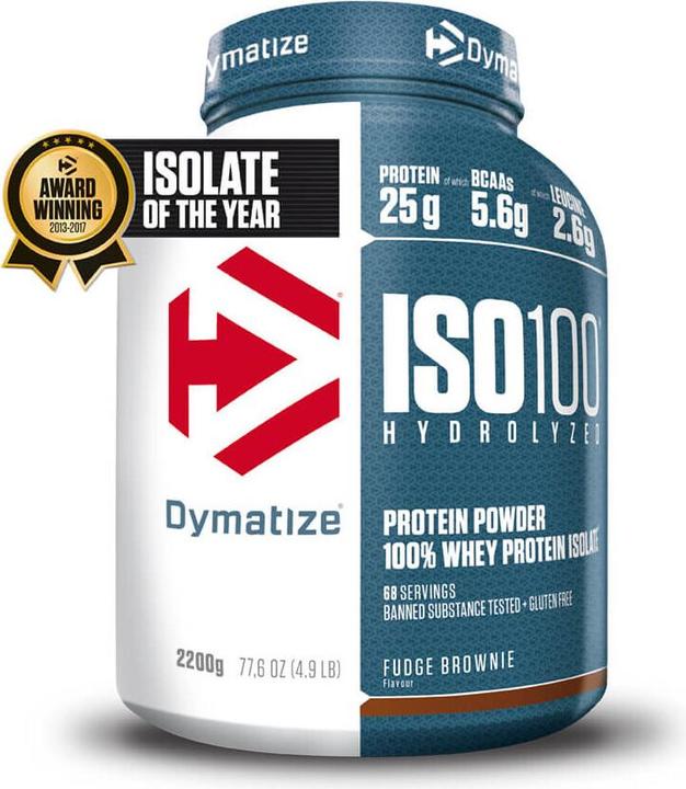 Image du produit Dymatize Iso 100 (Fudge Brownie, 1 pcs, 2264 g)