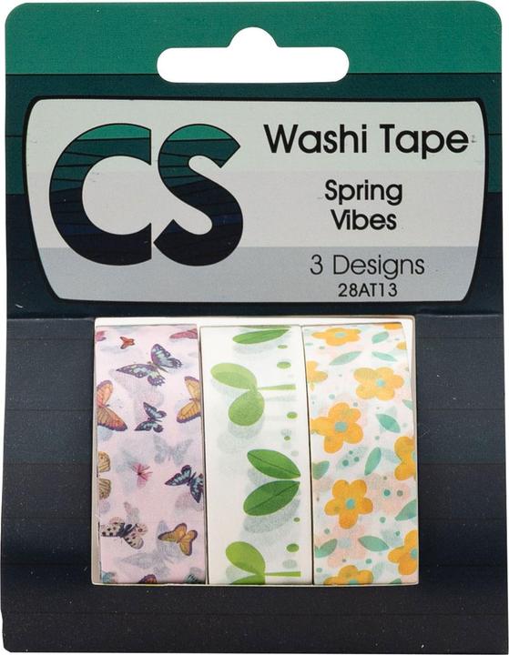 Colorations Washi Tape Spring 3 Rollen, 5mtr.