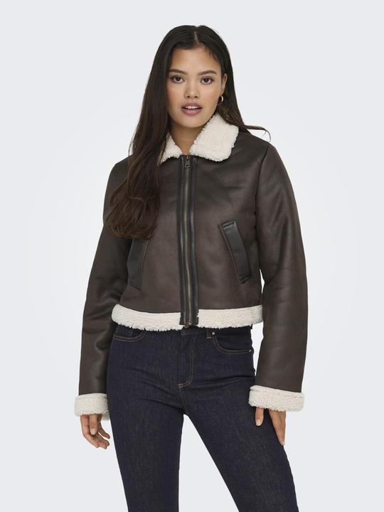 Image du produit Only Fly-Away col veste en cuir synthétique (M)